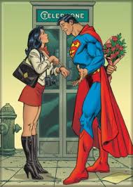 Superman and lois lane are a fictional couple and the first superhero comic book romance. Dc Comics Lois Lane And Superman With Flowers Art Refrigerator Magnet New Unused Ebay