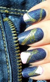 9 Best Jeans And Zipper Nail Art Designs Nail Art Designs Hair And Nails Nail Art