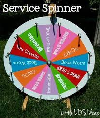 Many families like to celebrate their lds baptism with a lunch or dinner reception with family and friends. Sharing Time Service Spinner Little Lds Ideas Lds Primary Chorister Ideas Primary Singing Time Sharing Time