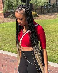 Streetmedicine S Instagram Profile Post Front Of Her Braids Re Done After African Hair Braiding Styles Braided Cornrow Hairstyles African Braids Hairstyles