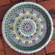 Tiny Tile Mosaics In On Insta Mosaicsupplies Mosaic Mosaics Tile Art Crafts Mandala Birdbath Mosaic Birdbath Mosaic Tiles Mosaic Tiles Crafts