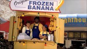 Throughout the series, the banana stand gets destroyed and rebuilt several times. Banana Buck Youtube