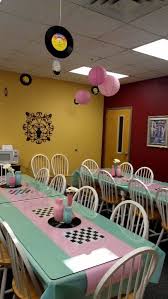 She threw her daughter an amazing sock hop party. Pin By Marianne Knisley On 50 S Theme Pinterest 50s Theme Parties Sock Hop Party 1950s Party Ideas