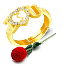 Learn about the missing letters. Buy Meenaz Cz American Diamond Adjustable I Love You Heart Initial Letter Name Alphabet S Love A Finger Ring For Women Girls Red Ring Rose Box Set M118 White At Amazon In