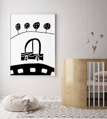 Black And White Nursery Wall Decor Cars Wall Art Black And White Nursery Print Instant Download Etsy In 2020 Monochrome Nursery Decor Nursery Decor Black White Nursery