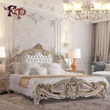 Source Antique Hand Carved Bed Luxury Top Quality Europe Style Bedroom Furniture Classical Leathe Luxurious Bedrooms Antique Bedroom Furniture Luxury Furniture