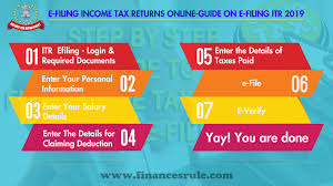 Free efiling at government portal (incometaxindiaefiling). E Filing Income Tax Returns Online Guide On E Filing Itr 2019
