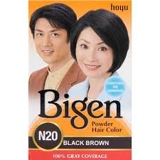 I wanted to put a few streaks of fun color in my hair myself, but i know in order to do so i would need to lighten. Bigen Permanent Powder Hair Color Black Brown