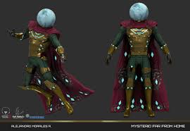 Ive seen a flyer somewhere that showed mysterio and nick fury figures. Alejandro Moa Mysterio Spider Man Far From Home
