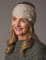 aran cashmere Super Soft Cable Stitch Headband Store Black Friday