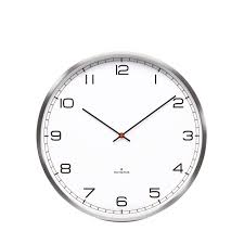 one arabic wanduhr farbe edelstahl grosse option 1
