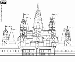Asia coloring page free asia online coloring digital stamps iv. Monuments And Other Sights In Asia Coloring Pages Printable Games