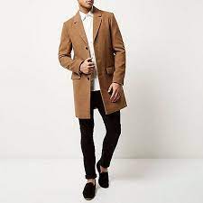 Tan overcoat by river island. Tan Smart Overcoat Coats Coats Jackets Men Mens Jackets Mens Coats Mens Winter Coat