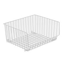 House doctor storage wire basket nagpur stackable grey large. Ltw Platinum Wire Stacking Basket Large Briscoes Nz