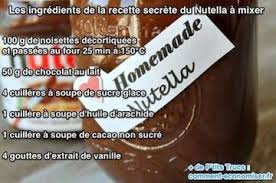 Enfin La Recette Secrete Du Nutella A Faire Maison Recette Recette Nutella Recettes Secretes