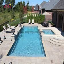 A rectangle fiberglass inground pool can be simple and straightforward or embellished with. China Rectangle Fiberglass Pool With Spa And Tanning Ledge China Outdoor Swimming Pool And Fiberglass Swimming Pool Price