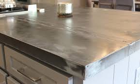 of zinc sheets for countertops