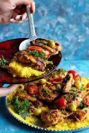 Gently toast until fragrant, about 2 to 3 minutes. Harissa Chicken With Saffron Couscous Unicorns In The Kitchen