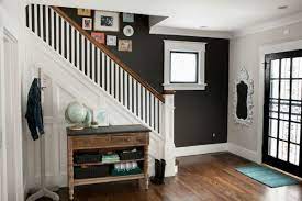 House Tweaking Stairs Feature Wall Black Accent Walls House Tweaking