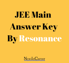 Mathematics, aptitude test, and drawing test. Jee Main 2021 Answer Key By Resonance Released July 25 Shift 1 2