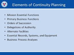 Developing Continuity Plans The Vdem Model Ppt Video