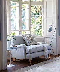 Bluebell Loveseat In Uniform House Herringbone Weave Bay Window Living Room Home Living Room Bay Window Seat
