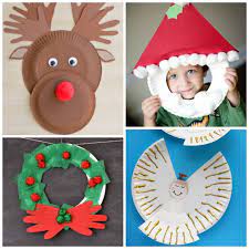Holiday Paper Plate Crafts Christmas Crafts For Kids Christmas Crafts Paper Plate Crafts