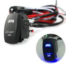 I hope i am on the correct area. Led Light Bar Rocker On Off Switch With Relay Wiring Harness Kit 12v 40a Relay For Jeep Rv Boat Trailer Rocker On Off 12v Switch Rockerjeep Relay Aliexpress