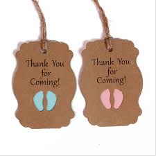 These tags are best printed on white cardstock. 50pcs Kraft Paper Thank You For Coming Baby Shower Decorations Tags Hanging Star Tags Crafts Birthday Party Decoration Tags B Party Diy Decorations Aliexpress