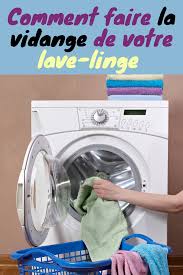 Comment Faire La Vidange De Votre Lave Linge Lave Linge Nettoyage Machine A Laver Lave