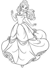 33 beauty and the beast printable coloring pages for kids. Beauty And The Beast Coloring Page Printable Belle Coloring Pages Disney Princess Coloring Pages Princess Coloring Pages