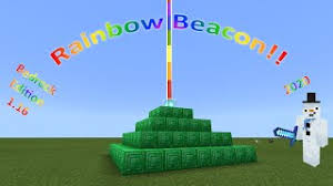 It also needs to be in the center of a 3x3x3 cube of water sources or flowing. How To Make A Rainbow Beacon In Minecraft Nintendo Switch Herunterladen