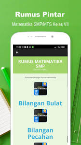 Kumpulan rumus matematika kelas 7 8 9 matematika kelas 7 buku. Rumus Matematika Smp Mts Kelas 7 8 9 Smart Materi Para Android Apk Baixar