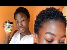 Wash N Go Eco Style Black Castor Flaxseed Oil Gel Review Youtube Natural Hair Styles Tapered Natural Hair Eco Styler Gel