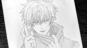 Jujutsu Kaisen Drawing Gojo Satoru Youtube As for gojo, the hero is on full display in a loose black shirt and khakis. jujutsu kaisen drawing gojo satoru