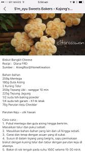 2 cawan tepung gandum 2 cawan gula 2 biji kelapa (diambil pati santannya) 5 biji telur ayam 1 paket tepung sagu sedikit serbuk penaik. Resepi Biskut Bangkit Cheese Pawtaste Com