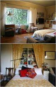 20 Space Saving Ideas And Organizing Projects To Maximize Your Small Bedroom Small Bedroom Minimalist Bedroom Tiny Bedroom Storage
