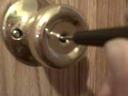 Then, turn the screwdriver to unlock the door.turn the lever counterclockwise to open the door. How To Open A Bathroom Door Lock Youtube