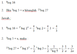 Bahan barisan dan deret aritmatika lengkap dengan rumus belajar. Sifat Sifat Logaritma Ilmu Hitung