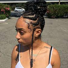 Add beads and metal cuffs to make the hairstyle more sophisticated. The 25 Most Beautiful Ghana Weaving Shuku Styles
