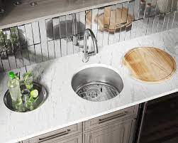Call, order online or visit our showrooms. 465 Circular Stainless Steel Bar Sink