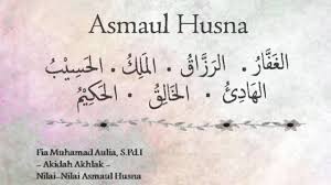 Materi Asmaul Husna Media Pembelajaran Audiovisual Video Youtube