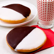 Black And White Vanilla Sandwich Cookies Black White Cookies William Greenberg Desserts Black And White Cookies Desserts White Cookie