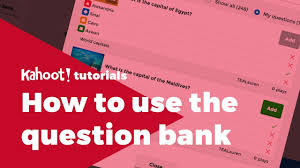 Kahoot has a very user friendly, updated and beautiful interface which is quite helpful to the students in releasing the exam stress faced by them. How To Use The Question Bank In Kahoot