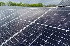 Sun Solar Panels Electricity Sustainability Of Planet Green Energy For Home Solar Cells Power Plant Business Ecological Clean Energy Blue Panels On The Ground Stock Photo Picture And Royalty Free Image Image