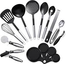 4.6 out of 5 stars 26,122. Vremi 15 Piece Kitchen Gadgets Cooking Utensils Set Kitchen Gadgets And Tools Cooking Utensil Set Unique Fun Cool Kitchen Gadgets With Plastic Cooking Utensils Cute Useful Kitchen Gadget Sets