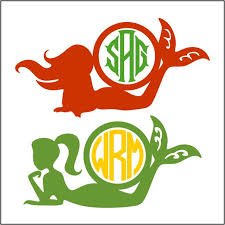 Free Free Mermaid Monogram Svg 558 SVG PNG EPS DXF File