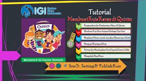 Selamat datang para penonton, silahkan menonton video diatas ya. Part 5 Tutorial Quizizz Setting Publish Kuis Youtube