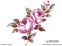 Bouquets with hand drawn flowers and plants in the vector image on vectorstock. Free Pink Rose Flower Vector By Free Vectors On Deviantart