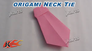 Add glue to the right flap of the card (not the collar) along the edge. How To Make Origami Neck Tie For Father S Day Card Teacher S Day Card Jk Arts 242 Youtube